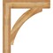 Ekena Millwork Thorton Block Rough Sawn Bracket, Western Red Cedar, 6"W x 36"D x 40"H BKT06X36X40THR05RWR - alternate 2